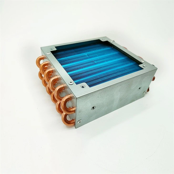 Anti Corrosive Blue Fin Copper Condenser