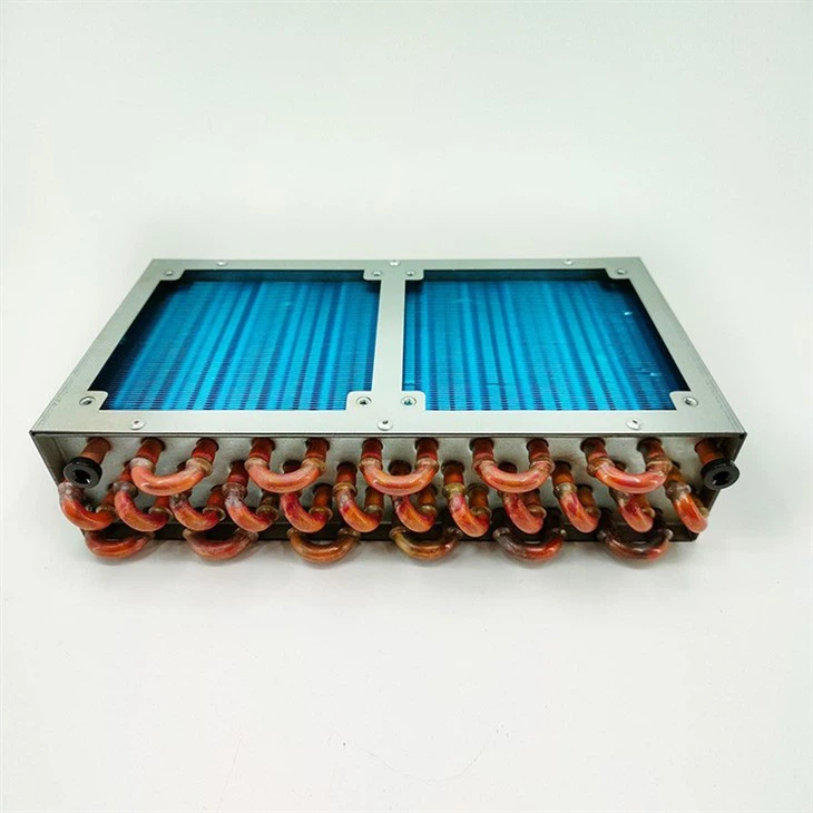 Anti Corrosive Blue Fin Copper Condenser