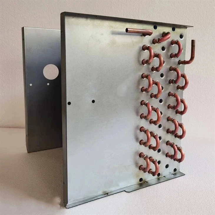 HVAC Copper Tube Aluminum Finned Type Condenser