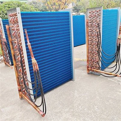5HP Oprema za sušenje Bakrena cijev Kondenzator isparivač s aluminijskim rebrima